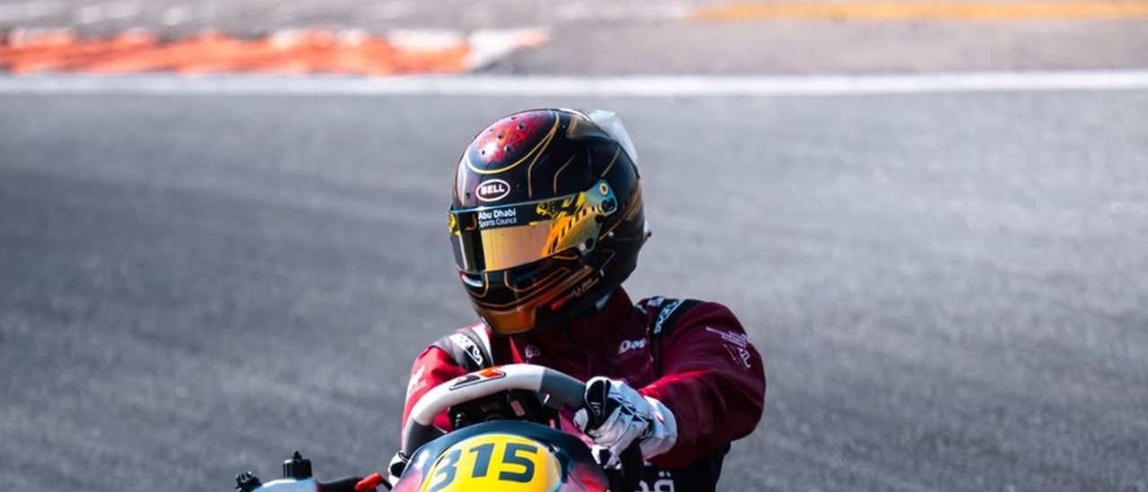 A FORT Junior/Senior kart on circuit